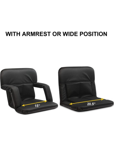 Silla de Grada Acolchada KHOMO GEAR GER-1133 Negra