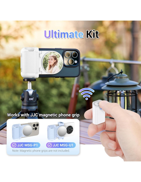 Espejo Selfie Magnético Kiorafoto 2.2" Convexo para iPhone