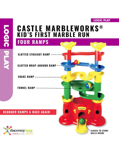 Castillo MARBLEWORKS Discovery Toys - Juguete educativo STEM 2+