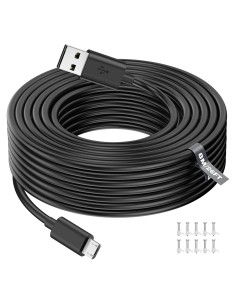 Cable de Extensión de Alimentación Micro USB 8M ASKUBSKU para Cámaras