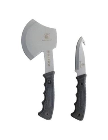 Hacha Bullseye Smith & Wesson y Cuchillo Fijo Guthook 49.5 cm