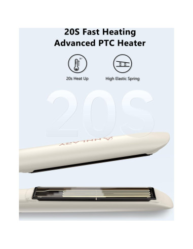 Plancha de Pelo ANNLARY 1 Pulgada Iónica Cerámica Doble Voltaje