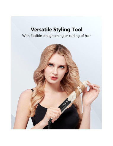 Plancha de Pelo ANNLARY 1 Pulgada Iónica Cerámica Doble Voltaje