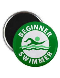 Alerta de Seguridad para Nadadores Principiantes Verde 5.72 cm