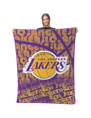 Manta Micro Raschel NORTHWEST Lakers 116x152 cm Multicolor