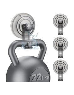 Ganchos de Ducha JOTPE con Ventosa Alta Resistencia 4 Pack