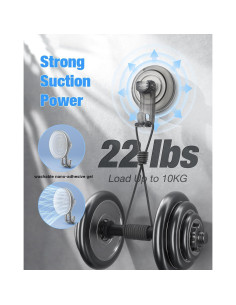 Ganchos de Ducha JOTPE con Ventosa Alta Resistencia 4 Pack 2