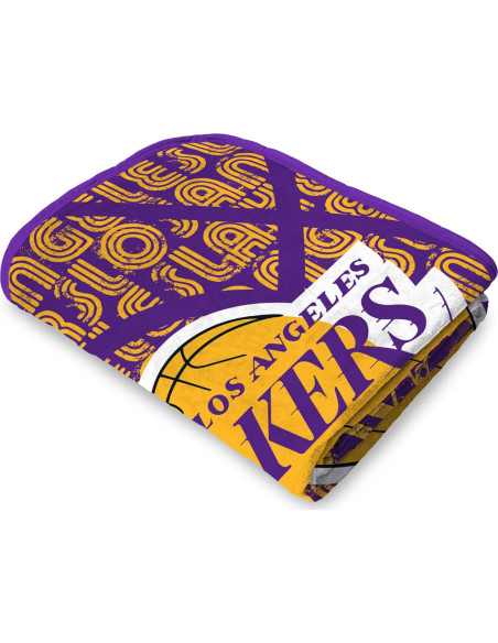 Manta Micro Raschel NORTHWEST Lakers 116x152 cm Multicolor