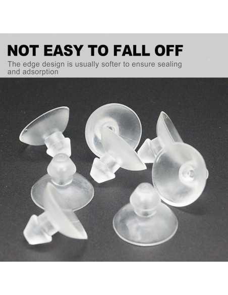 20 Ventosas Transparentes CeroDimo 18mm para Mesas de Vidrio