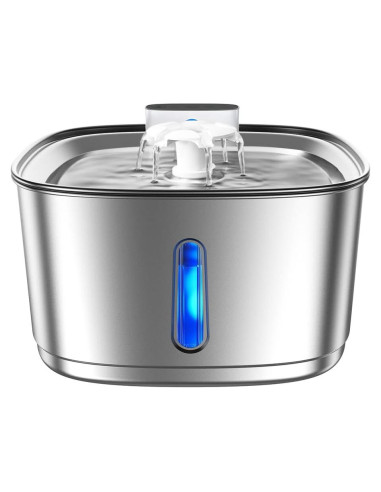 Fuente de Agua Inalámbrica GinGine 3.2L Acero Inoxidable
