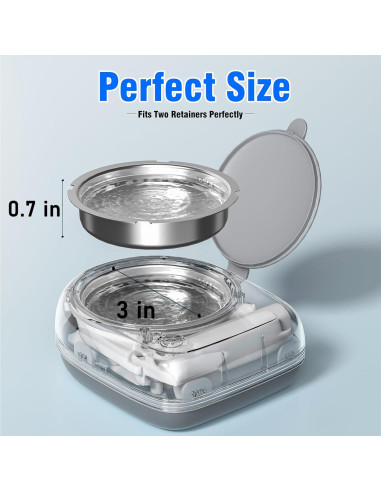 Limpiador Ultrasónico de Retenedores ELVASO 80ml Inalámbrico