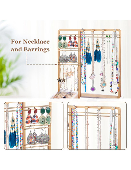 Soporte de Joyería Teamkio en Forma de Árbol con Caja Blanca Soporte de Joyería Teamkio en Forma de Árbol con Caja Blanca