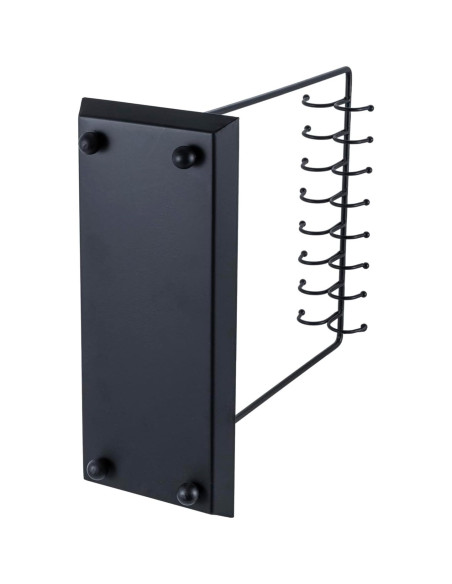 Soporte de Joyería MyGift Metal Negro 14" con 20 Ganchos