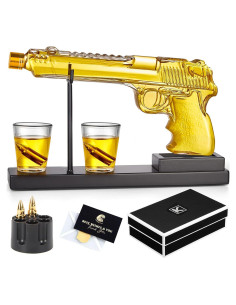 Conjunto de Decantador ILIKAKA 340 mL con 2 Vasos y Soporte