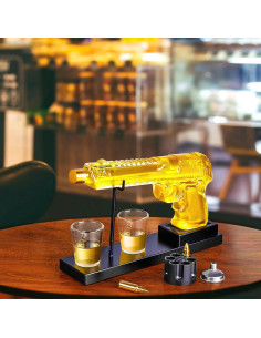 Conjunto de Decantador ILIKAKA 340 mL con 2 Vasos y Soporte 2