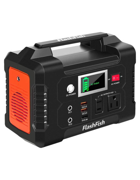 Generador Solar Portátil FlashFish E200 151Wh 200W AC/DC