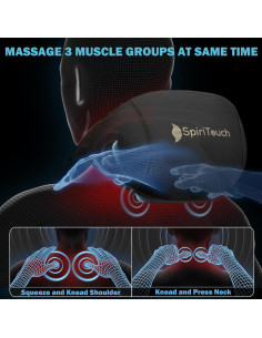 Masajeador de Cuello Shiatsu SpiriTouch 4D con Calor 2