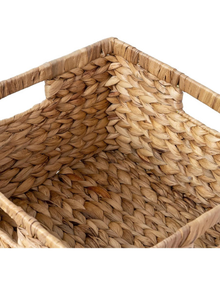 Cestas de Almacenamiento Tejidas BARIEN - Juego de 3 - Natural Cestas de Almacenamiento Tejidas BARIEN - Juego de 3 - Natural