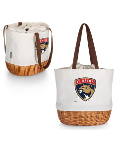 Canasto de Mimbre y Lona Coronado Picnic Time 35.88x29.05x34.04cm