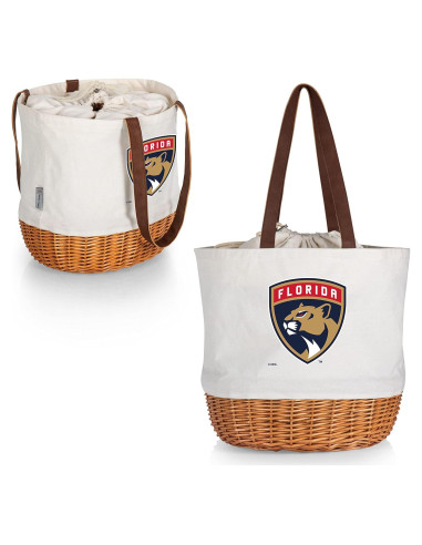 Canasto de Mimbre y Lona Coronado Picnic Time 35.88x29.05x34.04cm