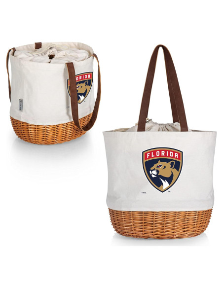 Canasto de Mimbre y Lona Coronado Picnic Time 35.88x29.05x34.04cm