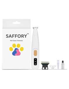 Recortadora de patas Saffory para perros y gatos con luz LED