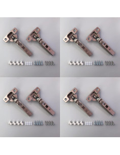 Juego de Bisagras NELI con Cierre Suave 8 Piezas 35mm 2