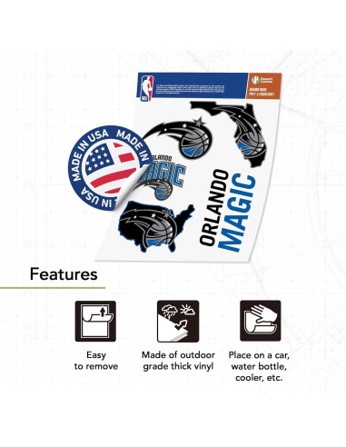 Calcomanía Orlando Magic Desert Cactus Vinilo Adhesivo