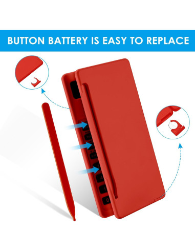 Calculadora Científica iPepul JSQ Roja con Bloc de Notas