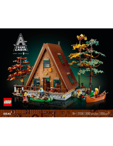 LEGO Ideas Casa A-Frame 21338 Set Construible 24x21x22 cm