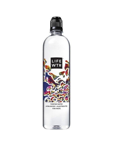 Agua Purificada LIFEWTR 700ml pH Equilibrado Paquete 12