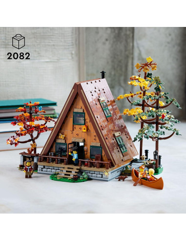 LEGO Ideas Casa A-Frame 21338 Set Construible 24x21x22 cm