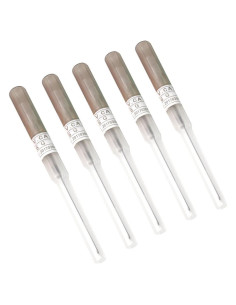 Paquete de 5 Agujas de Perforación Catéter 16G BM Acero Inoxidable