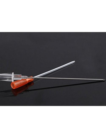 Paquete de 5 Agujas de Perforación Catéter 16G BM Acero Inoxidable