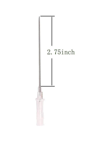 Paquete de 5 Agujas de Perforación Catéter 16G BM Acero Inoxidable