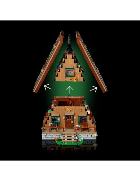 LEGO Ideas Casa A-Frame 21338 Set Construible 24x21x22 cm