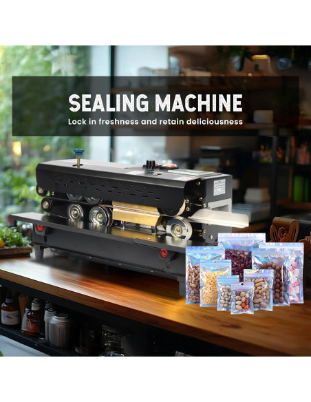 Sellador de Banda Continua U.S. Solid Automático 650W PVC