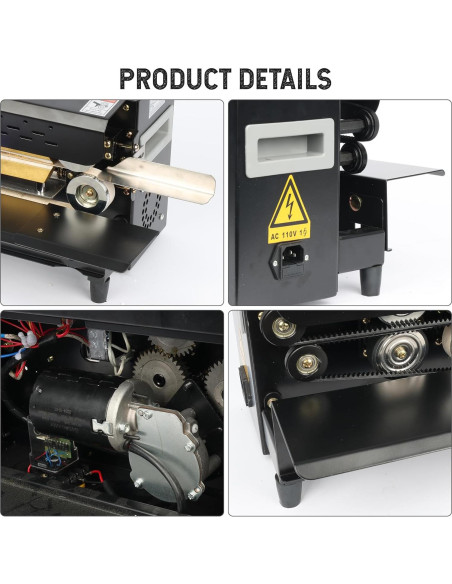 Sellador de Banda Continua U.S. Solid Automático 650W PVC