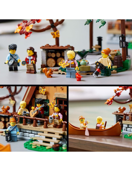 LEGO Ideas Casa A-Frame 21338 Set Construible 24x21x22 cm