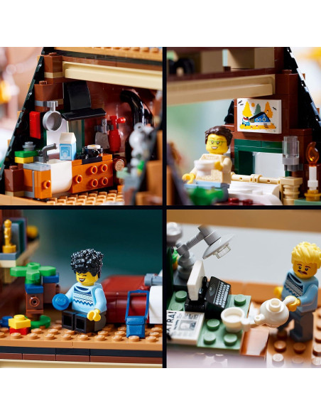 LEGO Ideas Casa A-Frame 21338 Set Construible 24x21x22 cm