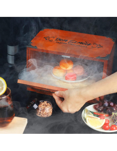 Kit de Ahumador de Cócteles Dom Scmook con Astillas de Madera