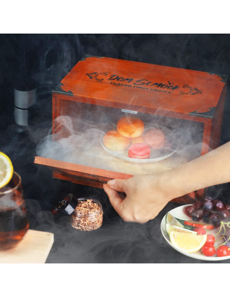 Kit de Ahumador de Cócteles Dom Scmook con Astillas de Madera