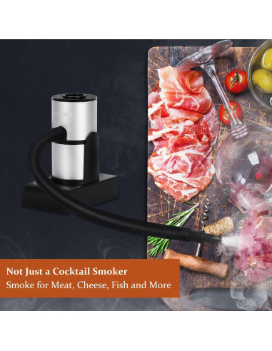 Kit de Ahumador de Cócteles Dom Scmook con Astillas de Madera