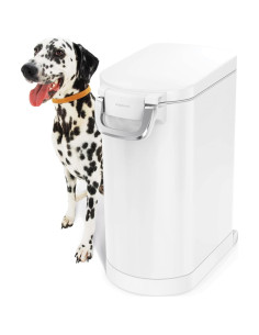 Contenedor de Almacenamiento de Comida para Mascotas simplehuman 30L Blanco 2