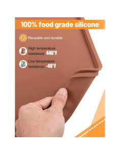 Hojas deshidratadoras de silicona Aulock 34.8 cm x 34.8 cm 3 piezas 2