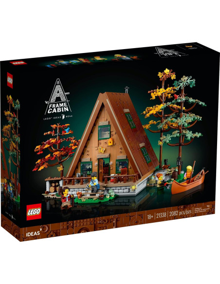 LEGO Ideas Casa A-Frame 21338 Set Construible 24x21x22 cm