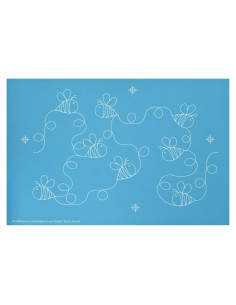 Plantilla de Acolchado Hancy Creations Abejas 21.6x36.8 cm