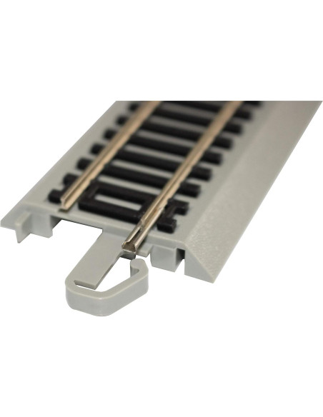 Bachmann Pista Curva E-Z Track 55,88 cm Riel Níquel HO