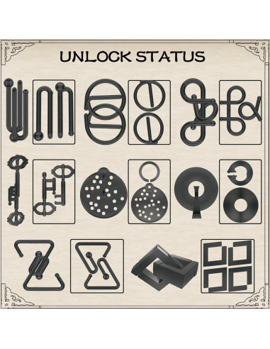 Juego de Rompecabezas 3D de Metal NORDISTRICT 8 Piezas