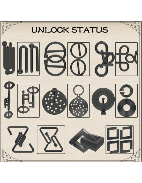 Juego de Rompecabezas 3D de Metal NORDISTRICT 8 Piezas